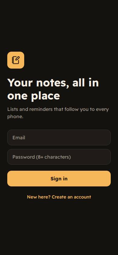Simple Notes